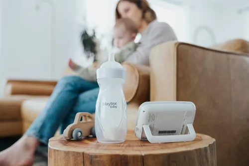 Vista 4 de Playtex Baby Nurser - Cápsulas de silicona reutilizables, 4 onzas (6 unidades), anticólicos, reducción de gases, se conecta al extractor de leche