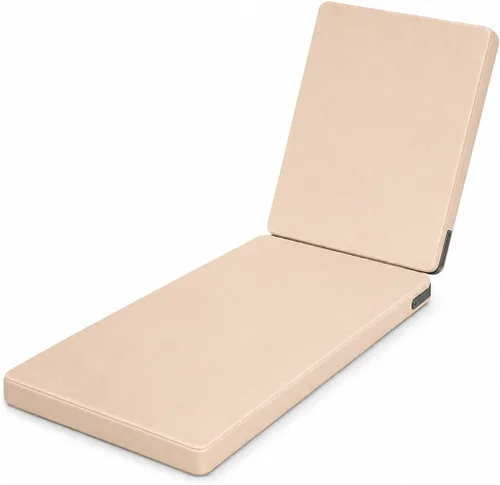 Vista 7 de Chaise Lounge - Cojines para muebles de patio al aire libre Cojines para sillas de patio resistentes al agua de 72 x 21 pulgadas Cojines Gris