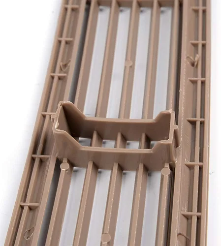 Vista 5 de PIT66 Cubierta de ventilación de descongelación beige para salpicadero, panel de rejilla compatible con Chevy S10 GMC Oldsmobile SUV Pickup Truck