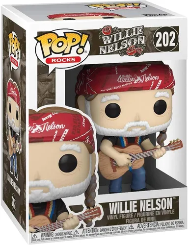 Vista 2 de Funko Pop! Rocks: Willie Nelson, multicolor, 3.75 pulgadas