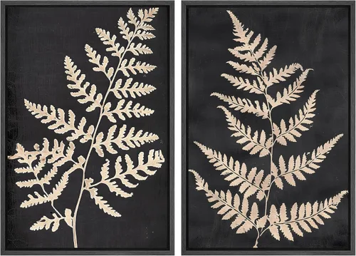 Vista 31 de SIGNWIN Lienzo enmarcado para pared, ilustraciones abstractas texturizadas en tonos beige terrosos, arte moderno, decorativo, contemporáneo