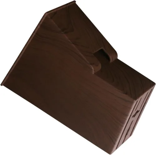 Vista 9 de Mobestech Vajilla de madera para patrón de estante afilado de cubiertos para el hogar Cortador Bloque estable Estante de madera de imitación