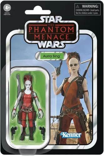 Vista 3 de STAR WARS The Vintage Collection Aurra Sing, The Phantom Menace Figura de acción coleccionable de 3.75 pulgadas
