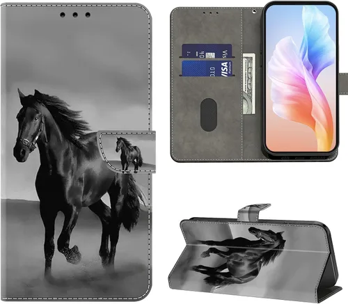 Vista 8 de Funda para Moto G 5G 2022, Moto G 5G 2022, funda protectora de piel sintética con tarjetero para Motorola Moto G 5G 2022 - Rosa azul