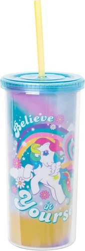 Vista 10 de Silver Buffalo Sanrio Hello Kitty, vaso de acero inoxidable con forma de lata, 11.8 onzas