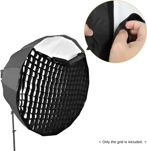Vista 4 de Andoer 47.2 in Softbox Honeycomb Grid 16 Robs Deep Photography Parabólico Softbox Grid