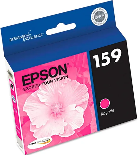 Vista 4 de Epson UltraChrome Hi-Gloss 159 -Cartucho de inyección de tinta (Magenta) (T159320)