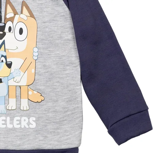Vista 8 de Bluey Mom Dad Bingo Fleece Sudadera con capucha para niños pequeños a niños grandes