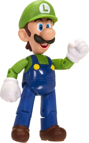 Vista 2 de Nintendo World of Luigi - Figura de juguete con accesorio 1UP