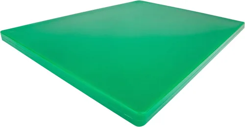 Vista 13 de Tabla de cortar de plástico negro grueso para restaurante, 18 x 12, 1 pulgada de grosor