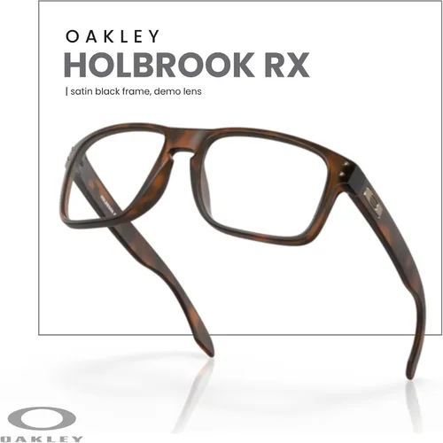 Vista 5 de Oakley Holbrook - Lentes cuadrados OX8156 para hombre + paquete con kit de gafas de diseñador iWear