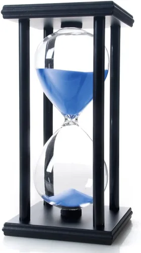 Vista 12 de Bellaware Reloj de Arena de Madera, Temporizador de Arena de 15 Minutos
