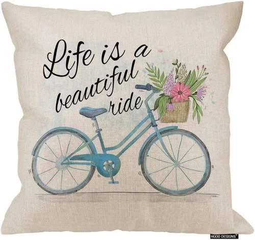 Vista 13 de HGOD DESIGNS Cushion are The Essence of The Chair - Funda de almohada con cita de 18 x 18 pulgadas, fundas cuadradas de algodón y lino