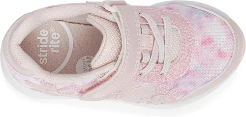 Vista 7 de Stride Rite Tenis unisex para niños con iluminación Sr, Rosa (Blush)