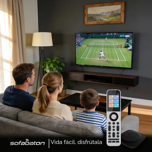Vista 7 de SofaBaton X2 Control remoto universal con Hub y base de carga, pantalla táctil, control remoto inteligente todo en uno con actividades