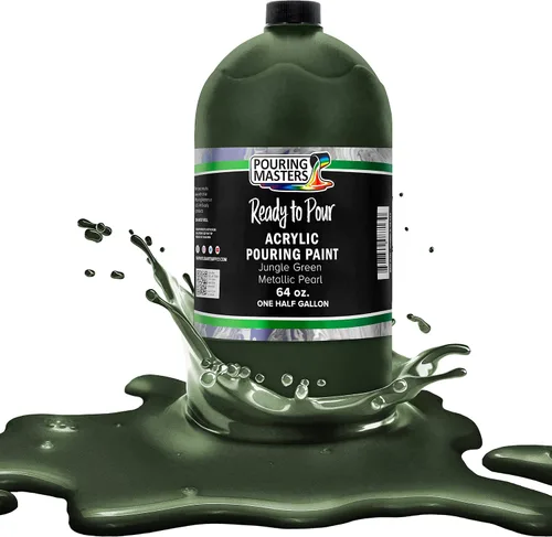 Vista 35 de Pouring Masters - Pintura acrílica premezclada de 8 onzas líquidas listas para verter, oro de 24 quilates, suministros de arte fluido para lienzo