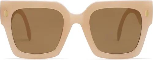 Vista 40 de SOJOS Gafas de sol cuadradas vintage de gran tamaño para mujer, estilo retro, de lujo, grandes, UV400 SJ2194