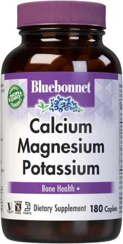Vista 8 de Bluebonnet Suplemento de calcio y magnesio y potasio para mujeres y hombres