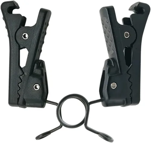 Vista 8 de 2 piezas de plástico ABS Lavalier micrófono clip de corbata para S Ony UWP para Sennheiser para S aramonic para Shure para Boya Ring Lavalier