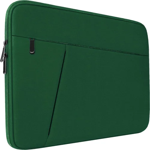 Vista 12 de Funda para portátil de 13-13.3 pulgadas, bolsa protectora para transporte de portátil, bolso para computadora compatible con MacBook Pro de 14 Negro