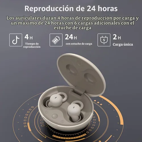Vista 7 de Auriculares para dormir con micrófono, cómodos auriculares para dormir, diseño pequeño para personas que duermen de lado, capullos invisibles