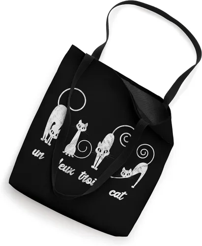 Vista 2 de Un Deux Trois - Bolso vintage para gatos y gatos franceses