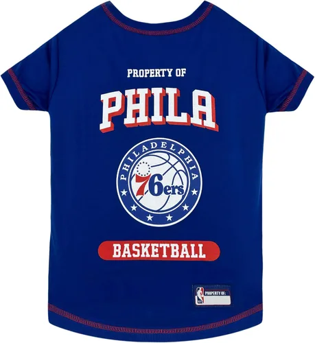 Vista 7 de Pets First Sudaderas con capucha y camiseta con licencia de la NBA para perros y gatos, Miami Heat, S