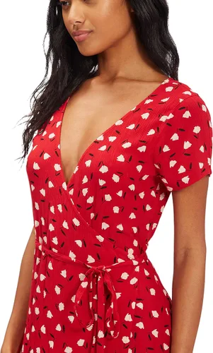 Vista 4 de Billabong - Vestido de largo medio con diseño envolvente delantero