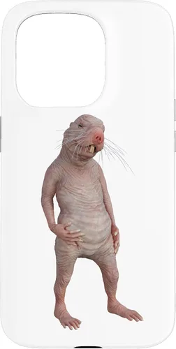Vista 14 de Live Weird - Carcasa para iPhone 17, diseño de ratas topos desnudas