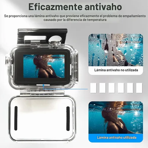 Vista 7 de FiTSTILL Funda impermeable subacuática de 196 pies/60 m con interfaz magnética de liberación rápida compatible con DJI Osmo Action 5 Pro Action 4