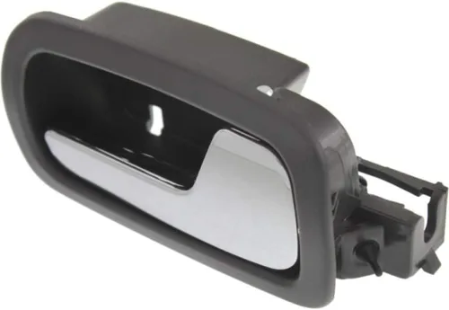 Vista 5 de Para Chevy Cobalt 2005-2010 Manija de puerta interior Trasero lado del pasajero Bisel negro con palanca cromada Trim:All Submodels