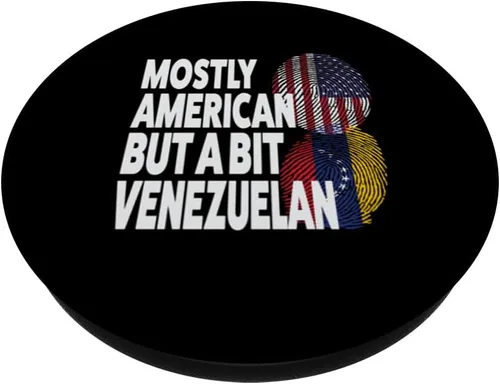 Vista 2 de PopSockets Venezolanos en su mayoría estadounidenses pero un poco venezolanos PopGrip estándar
