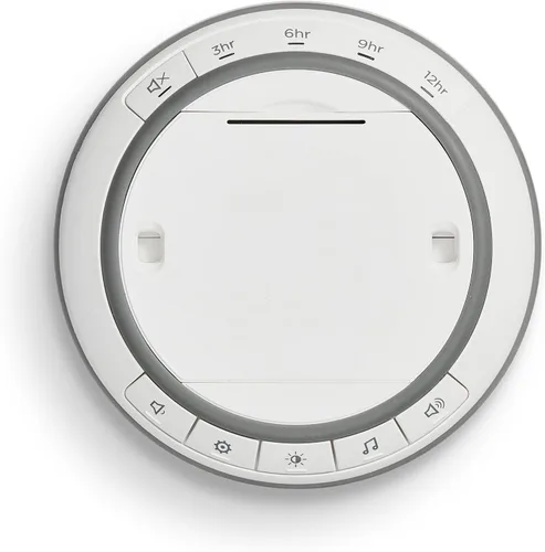 Vista 3 de Honeywell Home RDWL415A Series 4 Timbre inalámbrico portátil con luz nocturna y botón pulsador, gris