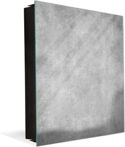 Vista 53 de Concept Crystal Gabinete decorativo de almacenamiento de llaves con tablero blanco de vidrio K10A: pestillo antiguo sin entrada