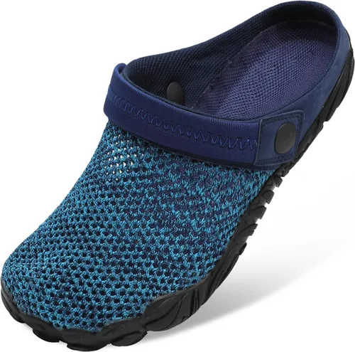 Vista 13 de Besroad Sandalias de senderismo al aire libre, zapatos deportivos de agua, zapatillas de moda, pantuflas clásicas para mujeres y hombres