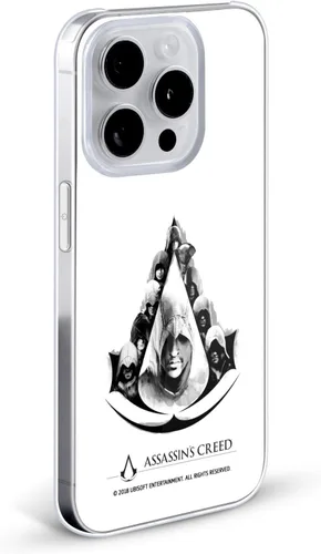 Vista 2 de Head Case Designs Carcasa rígida con licencia oficial de Assassin's Creed Characters Legacy Logo compatible con Apple iPhone 13
