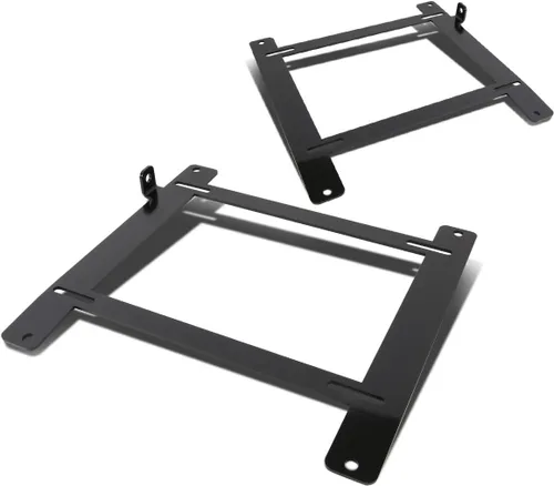 Vista 7 de DNA Motoring SBK-LM-350Z Par de soportes de asiento de acero tensil de montaje bajo compatibles con 350Z 03-09, negro