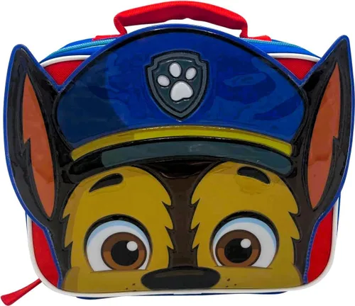 Vista 6 de Fast Forward Mochila desplegable con licencia para niños de 16 pulgadas con lonchera (Paw Patrol-Boy)