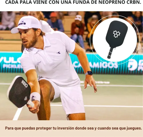 Vista 8 de CRBN Pickleball - X Series Power Paddle CRBN3X