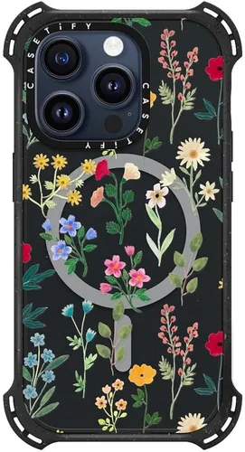 Vista 17 de CASETiFY - Funda para iPhone 15 Pro, compatible con MagSafe A prueba de golpes 21.3 pies 6x protección contra caídas de grado militar Black