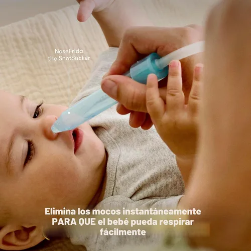 Vista 3 de Kit de Preparación para Días de Enfermedad de FridaBaby, Set de 4 Piezas, Incluye Esenciales: Aspirador Nasal NoseFrida, Dispensador de Medicamentos