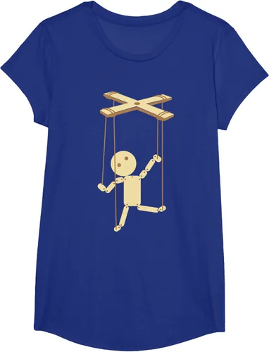 Vista 28 de Puppeteering - Camiseta de marionetas Ventrílocuo de tiriteros, Negro, S