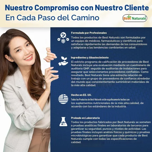 Vista 4 de Best Naturals Ácido fólico 1000 mcg (vitamina B9), 240 tabletas