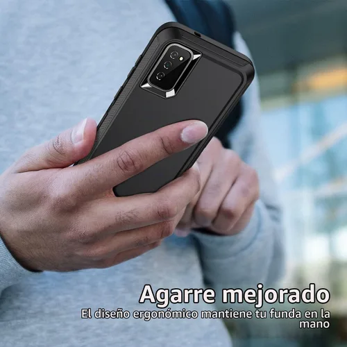 Vista 5 de para Galaxy S20 FE 5g Funda, Protección Completa de 3 Capas Resistente a Golpes, Anti-caída y Anti-polvo, Cubierta Rígida de Alto Impacto