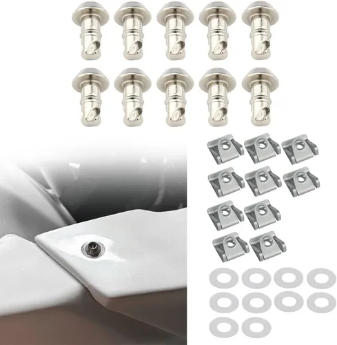 Vista 9 de Xitomer 17mm Universales Tornillos de Liberación Rápida/Pernos de Carenado/Espárragos/Con Clips de Separación de 1/4 de Vuelta Rápida Compatibles