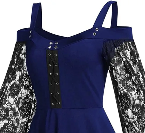 Vista 3 de Renaissance Dress Women Plus Size Fairy Gothic Dress with Corset Victorian Ball Gown Renn Faire Medieval Costume