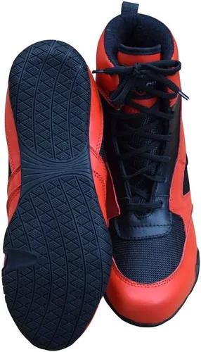 Vista 7 de Zapatos de boxeo profesionales transpirables, zapatos de entrenamiento para adultos y jóvenes, hombres y mujeres, suela de goma antideslizante