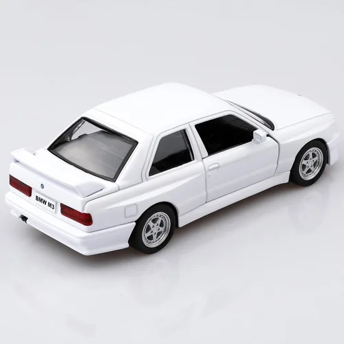 Vista 2 de TOKAXI 1/36 Escala 1987 BMW M3 Modelo de coches fundidos a presión, vehículos de tracción BMW E30 autos de juguete, regalos de autos para niños