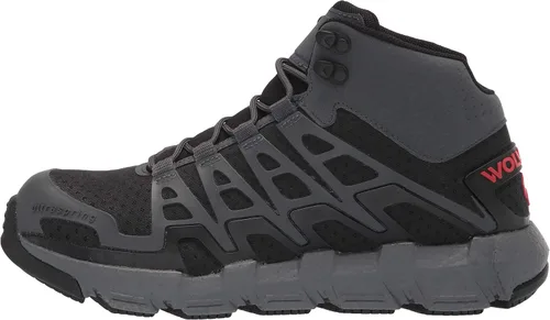 Vista 8 de WOLVERINE Rev DuraShocks Botas de construcción para hombre, Carbón vegetal