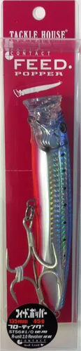Vista 5 de TACKLE HOUSE Feed Popper 175, Señuelos de pesca de atún de agua salada, Topwater, GT, Bonito, Yellowtail, Yellowfin, Atún rojo, flotante